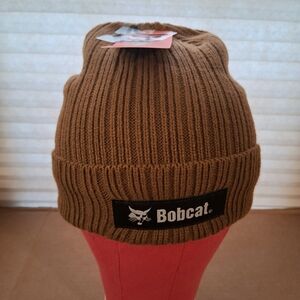 Bobcat Adult Brown Knit Beanie OSFM